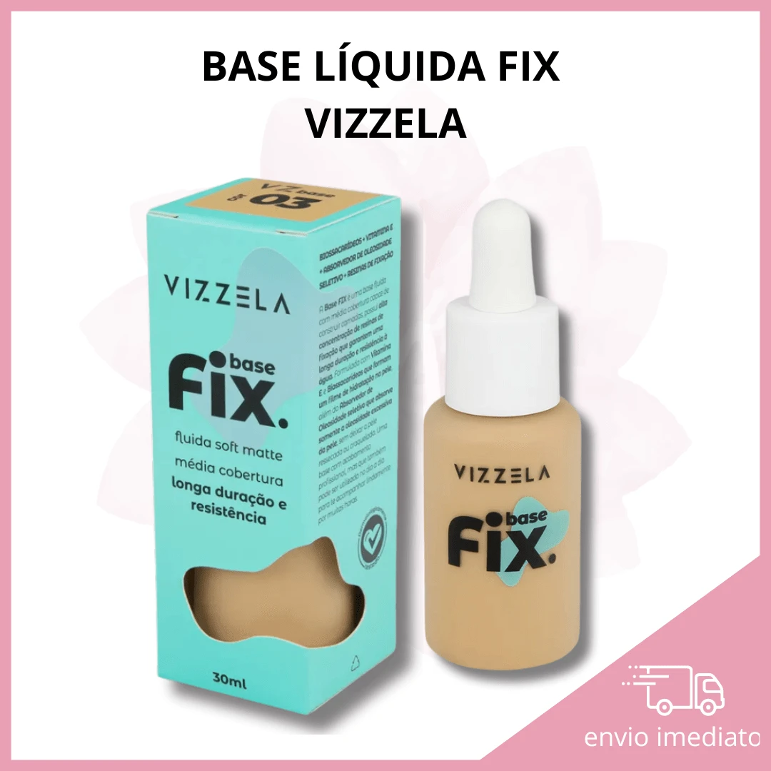 FIX COLOR LIQUID FOUNDATION 03 VEGANA VIZZELA - Clear - View 1