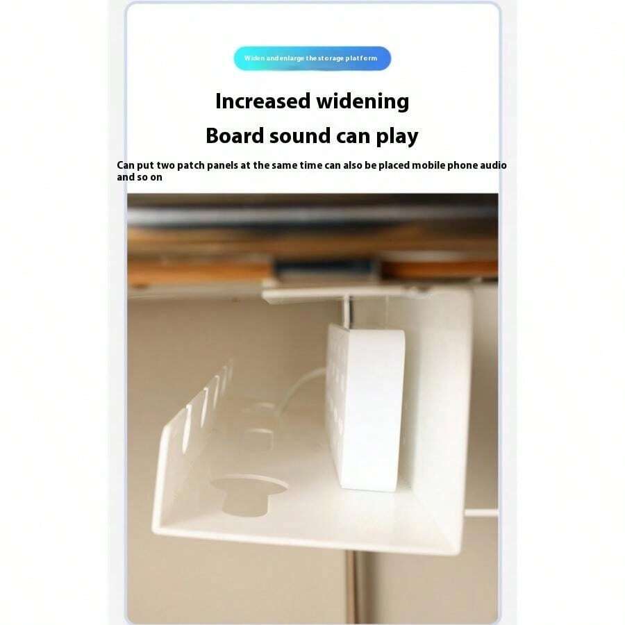 Home Electrical Socket & Cord Storage Box, Office Desk Power Strip