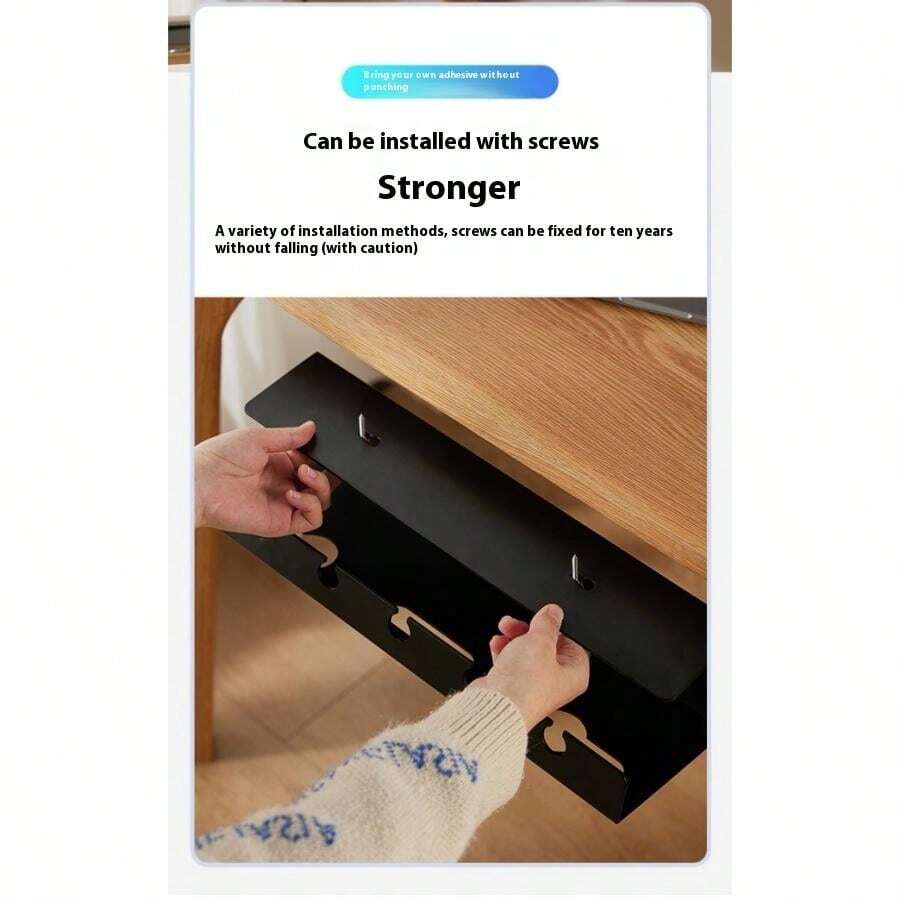 Home Electrical Socket & Cord Storage Box, Office Desk Power Strip