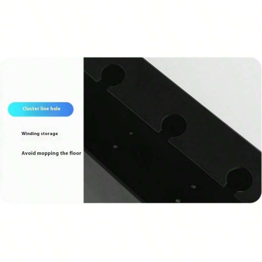 Home Electrical Socket & Cord Storage Box, Office Desk Power Strip