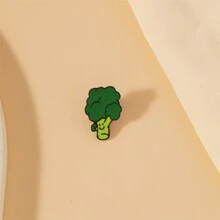 卡通西兰花珐琅胸针 定制装饰胸针 衣领徽章 包包胸章 珠宝礼品 胸针 衣服包包挂饰 背包 学校用品 韩流 教师用品 包包挂饰 可爱办公配饰 衬衫 夹克 万圣节 秋冬配饰，适合青少年、青年、男士，休闲、户外、运动、度假、毕业礼物、生日、日常佩戴 衣服胸针 有趣的教师礼物 万圣节配饰 教师节服装配饰 男士礼物 包包胸针 圣诞节 - 綠色 - 查看 3