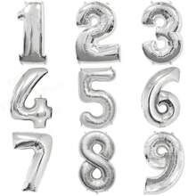 Halloween+Christmas Metallic Balloon Various Colors Number 70 Cm Birthday Party