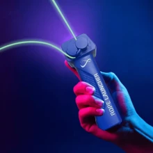 Glow-in-The-Dark Loop Lasso-Seil Launcher Propeller-Loop Lasso String Shooter DE - Blau - Übersicht 3