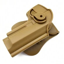 Beretta M9 Tactical Right Hand Quick Draw Holster Kit With 9mm Magazine Pouch - Tan Color - Khaki - View 6