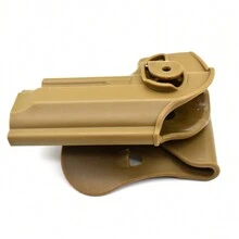 Beretta M9 Tactical Right Hand Quick Draw Holster Kit With 9mm Magazine Pouch - Tan Color - Khaki - View 5