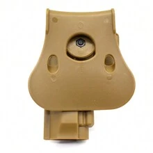 Beretta M9 Tactical Right Hand Quick Draw Holster Kit With 9mm Magazine Pouch - Tan Color - Khaki - View 4