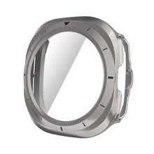 Tempered Glass+Case Compatible With Samsung Galaxy Watch 7 47mm Ultra Cover Hard PC Bumper Screen Protector Compatible With Galaxy Watch 7 47mm Ultra Accessories - Multicolor - View 15