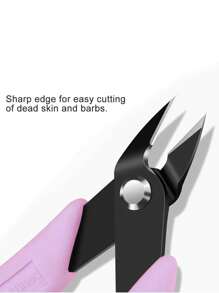 1 pièce Ciseaux à chaîne en métal professionnel pour retirer les ongles, coupe-ongles robuste, pince à manucure, accessoires pour ongles, fournitures pour ongles, outils pour ongles, outils pour nail art, rentrée scolaire, ongles, outils pour ongles à clipser