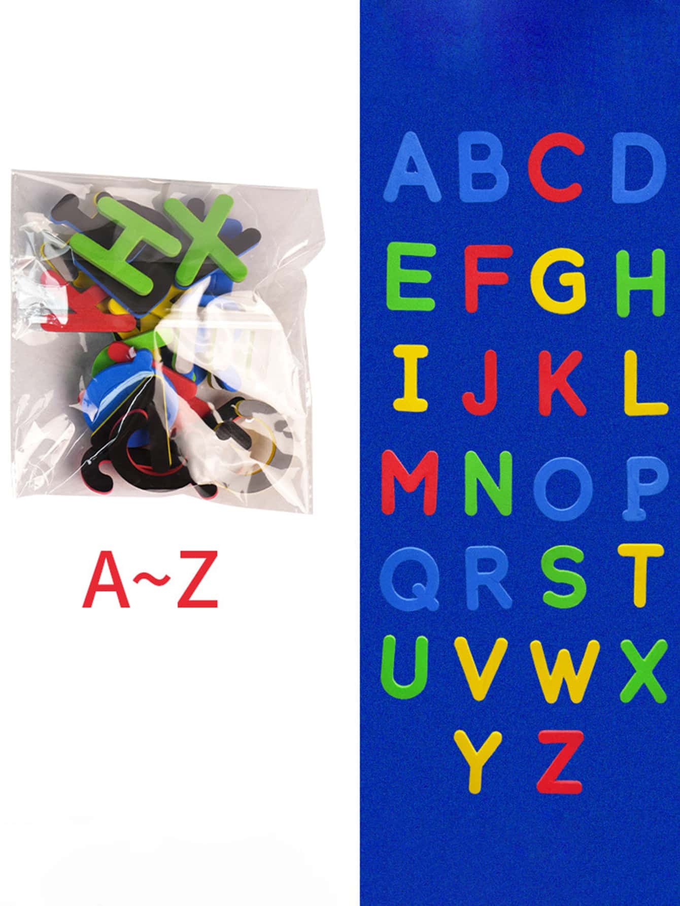 1 Set Soft EVA Alphabet & Number Fridge Safe For Kids