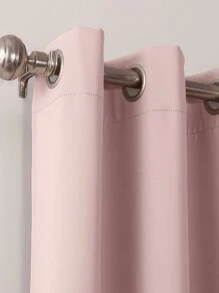 1pc Mint Green Blackout Curtain For Bedroom, Work & Study