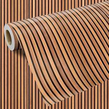 Beige Wood Wallpaper 5 METERS X 45CM Self-Adhesive Sticker For Living Room, Bedroom - 45cmx5M - Xem 7