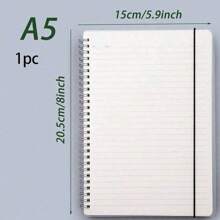 4pcs/1pc 有多种款式的A5和B5书供您选择，包括四本套装和一本套装，网格和有线的。购买前请仔细检查。