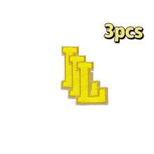 3 件 A-Z 3.15 英寸大号雪尼尔刺绣字母贴片，熨烫缝制字母贴片，用于衣服、夹克、帽子、书籍、背包的缝制贴花 - DIY 刺绣用品 - 白色 - 查看 182