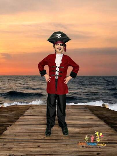 DISFRAZ PARA NIÑO DE PIRATA PARA HALLOWEEN, FESTIVIDADES, FIESTA, HALLOWEEN