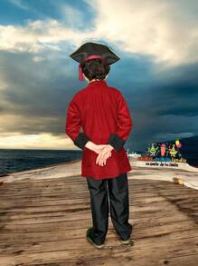 DISFRAZ PARA NIÑO DE PIRATA PARA HALLOWEEN, FESTIVIDADES, FIESTA, HALLOWEEN - Negro - Ver 4