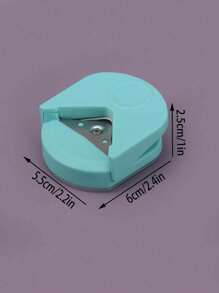 1pc, DlY Round Corner Cutter R4 Chamfering Cutter Cutting ToolHandmade Photo Paper Card Right Angle Pointed Arc TrimmingPaper Cutter, Back To School, School Supplies, Kawaii StationeryColors For School, Stationery - Pink - View 2