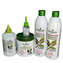 Jaborandi Treatment Kit For Weak Hair (Sham+Cond+Masc+Cream+Oil) 5 Products - trắng - Xem 1