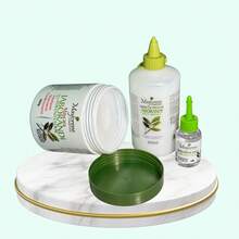 Jaborandi Treatment Kit For Weak Hair (Sham+Cond+Masc+Cream+Oil) 5 Products - trắng - Xem 3