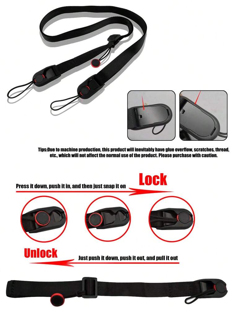 Comodo Braccialeto in Neoprene Regolabile Clip di Sgancio Rapido Extra Forte e D