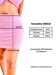 Women's Short Skirt, Tight Fit, Ribbed Knit, Candy Colors, Summer Fashion 2025 - 黑色 - 查看 4