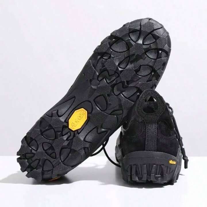 Our Legacy Gabe Stealth Leather Low Top Sneakers Black