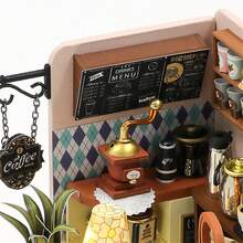 Mô hình lắp ráp cảnh xây dựng nhà DIY tinh tế, Bộ nhà trang trí thủ công bằng nhựa mini có đồ nội thất, Quà tặng sinh nhật sáng tạo Quà tặng ngày lễ tình nhân cho nam nữ Quà tặng Halloween, Quà tặng Giáng sinh - Nhiều màu - Xem 7