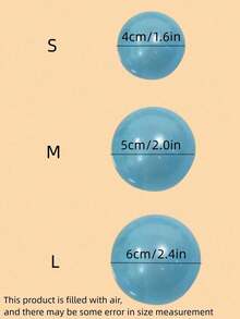 1pc Random Luminous Air Squeeze Ball, Suction Ceiling Sticky Ball, Wall Adsorption Stress Relief Bouncy Ball, Air Sticky Target Ball Pressure Relief Toy - Multicolor - View 2