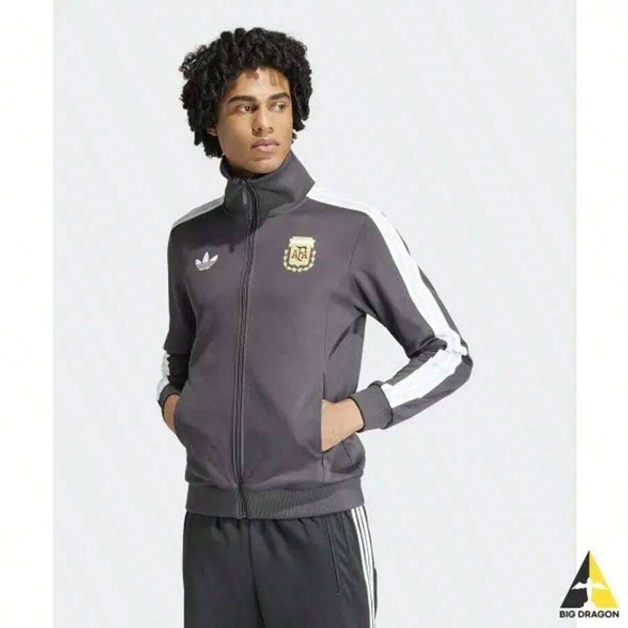 Adidas Chaqueta de entrenamiento Beckenbauer de Argentina en negro - Negro - Ver 1
