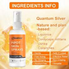 Puainta Pipot Skin Sprays For Dogs And Cats - Nature Soothing Spray, Clean & Soften, Reduce Itchy Scratching - 2瓶*100ml - 查看 7