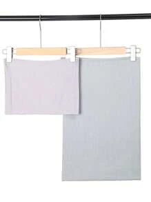 2pcs Women's Viscose Hijab Scarf Set, Wide Hem Solid Color Base Cap, Fashion Breathable Long Scarf, Elegant Comfortable Jersey Hijabs, Suitable For Daily Headscarf Abaya Accessories Women Veil