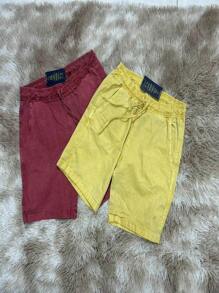 2-Pack Of Washed Twill Shorts - 彩色 - 查看 3