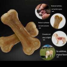1 Packung mit 2 Sticks, verpackte Backenzahnsticks für Hunde, Snacks zur Zahn- und Knochenreinigung, Kausnacks