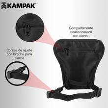 Piernera Tactica Kampak Para Celular HH04 Multiusos - Negro - Ver 5