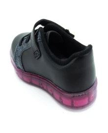 Molekinha 2726.203 Girls' Sneakers - Black And Pink - Black - View 3
