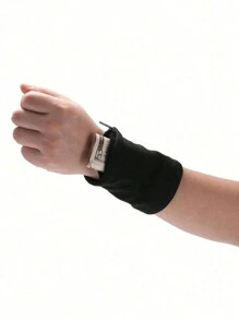 1 pieza Brazalete deportivo - Alta elasticidad, quédese  y con estilo con esta mini billetera de muñeca unisex con bolsillo con cremallera, bolsa transpirable para teléfono móvil, se pueden guardar llaves, identificación, tarjetas, efectivo, opción ideal para regalos - perfecto para gimnasio, fitness, deportes, al aire libre, correr, ciclismo y talla grande.