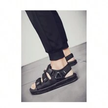 Sandalias Shoes Playa Baño Negro Espalda Pantufla Sin Género