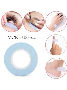 3 Rolls Eyeshadow Protective Tape, Makeup Tools For Eyes - Eyeshadow Tape, Double Eyelid Sticker, Natural Eyeliner Tape, Eye Makeup Accessories - Blue - View 4