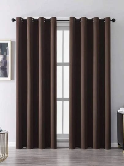 2 Paños cmortina Blackout Para Ventana 132x214Para Habitacion Sala