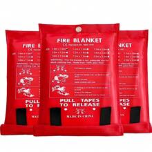 Fire Blankets, Suitable For Kitchen, Home, School, Office, Camping, Car Fire Blanket, Fiberglass Material 1pc - Multicolor - View 2