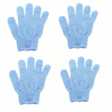 24/16/12/5/4/2/1 szt. Peelingujące rękawice prysznicowe, wielofunkcyjne kombinacje peelingujące rękawice do ciała, głęboki peeling do usuwania martwego naskórka, rękawice peelingujące pod prysznic, narzędzia do mycia ciała dla kobiet i mężczyzn wystrój łazienki domowej lato powrót do szkoły