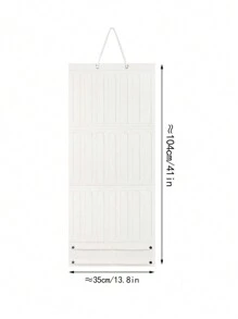 1pc Large Women Hair Accessory Storage Organizer, Headband Hair Clips Jewelry Display Holder Wall Hanging Bag Hair Clips Makeup Organizer - Beige - View 16