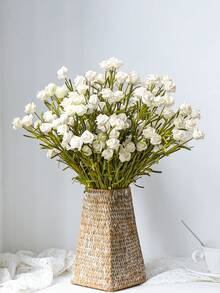 1 朵人造玫瑰，逼真的人造花，具有真实触感的丝绸花。适用于婚礼、派对、家居、花园装饰。情人节礼物、家居装饰。生日礼物、户外和室内装饰。 - 彩色 - 查看 4