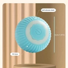 1 件原装 + 1 件替换宠物互动重力滚球玩具，自动移动激活球，隐藏游戏，室内运动，猫狗礼物 - 彩色 - 查看 6