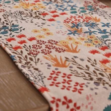 1 件彩色树枝提花流苏装饰桌旗 - 彩色 - 查看 7