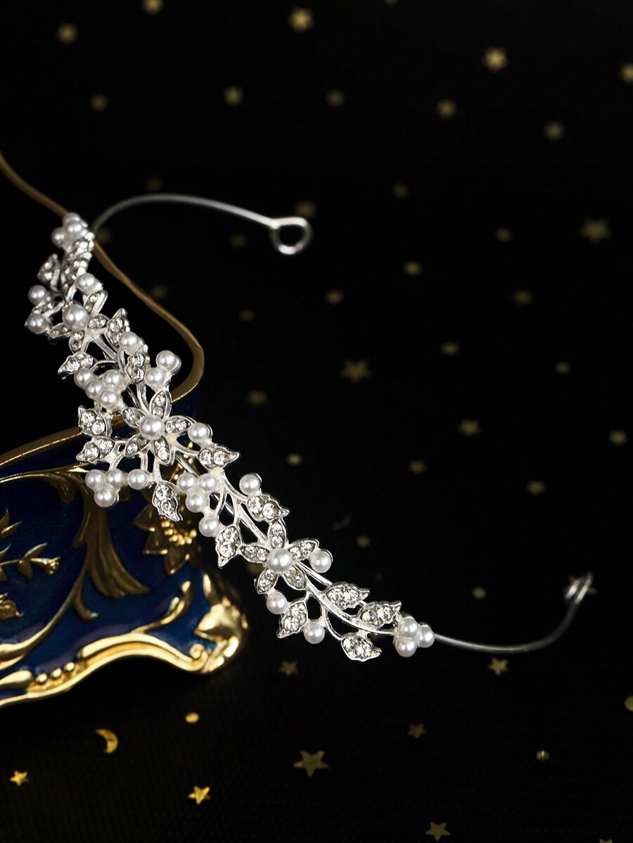 1pc Crystal Wedding Tiara For Bride Girls Princess Tiara Headband