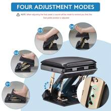 Reposapiés plegable multifuncional para uso doméstico y en el coche/taburete para uso en oficina/taburete