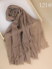 1 Chiếc Khăn Trùm Đầu Bằng Vải Crepe Màu Trơn Phong Cách Bohemian Cổ Điển, Khăn Trùm Đầu Hijab Đơn Giản Cỡ Lớn, Khăn Trùm Đầu Hàng Ngày Cho Phụ Nữ, Băng Đô Cho Mọi Mùa - Nhiều màu - Xem 20