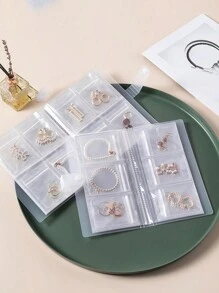 80-240格家庭照片收纳盒，透明PVC偶像卡片相册，防尘防潮，明星卡片收藏相册，创意照片整理盒，粉丝礼物生日纪念品，偶像收藏盒，新款生日纪念相册学生收藏相册（产品尺寸固定） - 彩色 - 查看 4