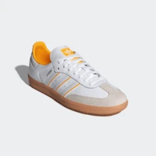 Adidas Originals Adidas Samba OG Premium Sneakers, Timeless Retro Trainers In Fall Tones, Leather & Suede Construction, Low-Top Casual Sneaker For Outdoor, Sports, Sambas For School And Work, Daily Shoes For Skate Outfit - 黃色 - 查看 5