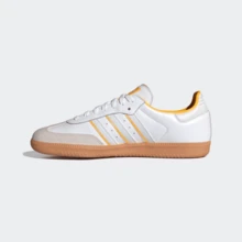 Adidas Originals Adidas Samba OG Premium Sneakers, Timeless Retro Trainers In Fall Tones, Leather & Suede Construction, Low-Top Casual Sneaker For Outdoor, Sports, Sambas For School And Work, Daily Shoes For Skate Outfit - 黃色 - 查看 7